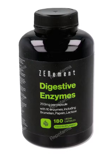 ENZIMAS DIGESTIVAS 180 vcaps.