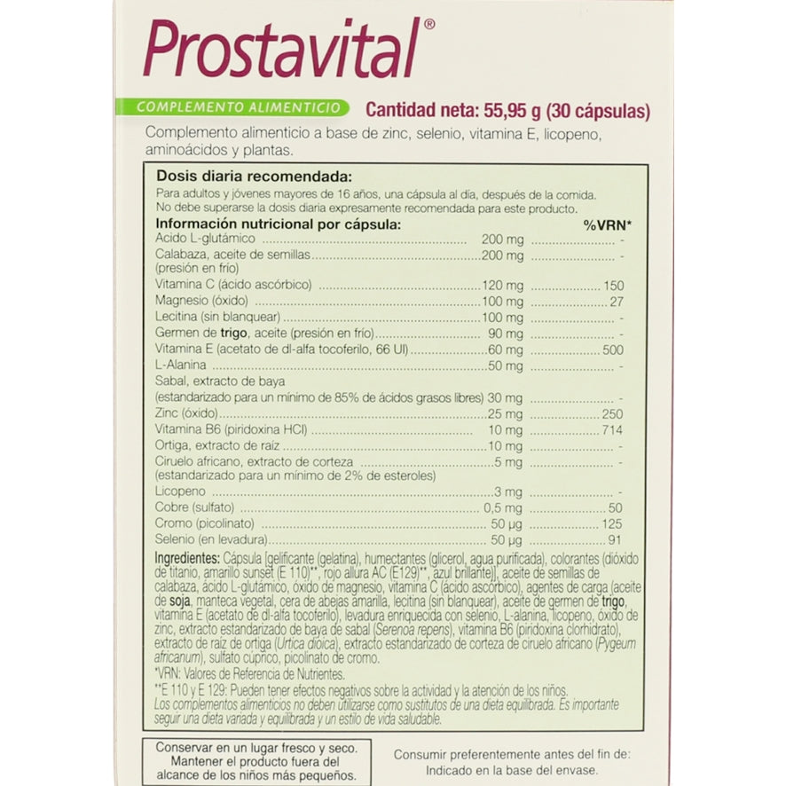 Prostavital Prostata 30caps Health Aid