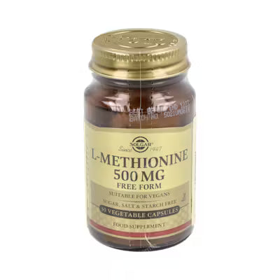 SOLGAR L-METIONINA 500mg. 30cap.