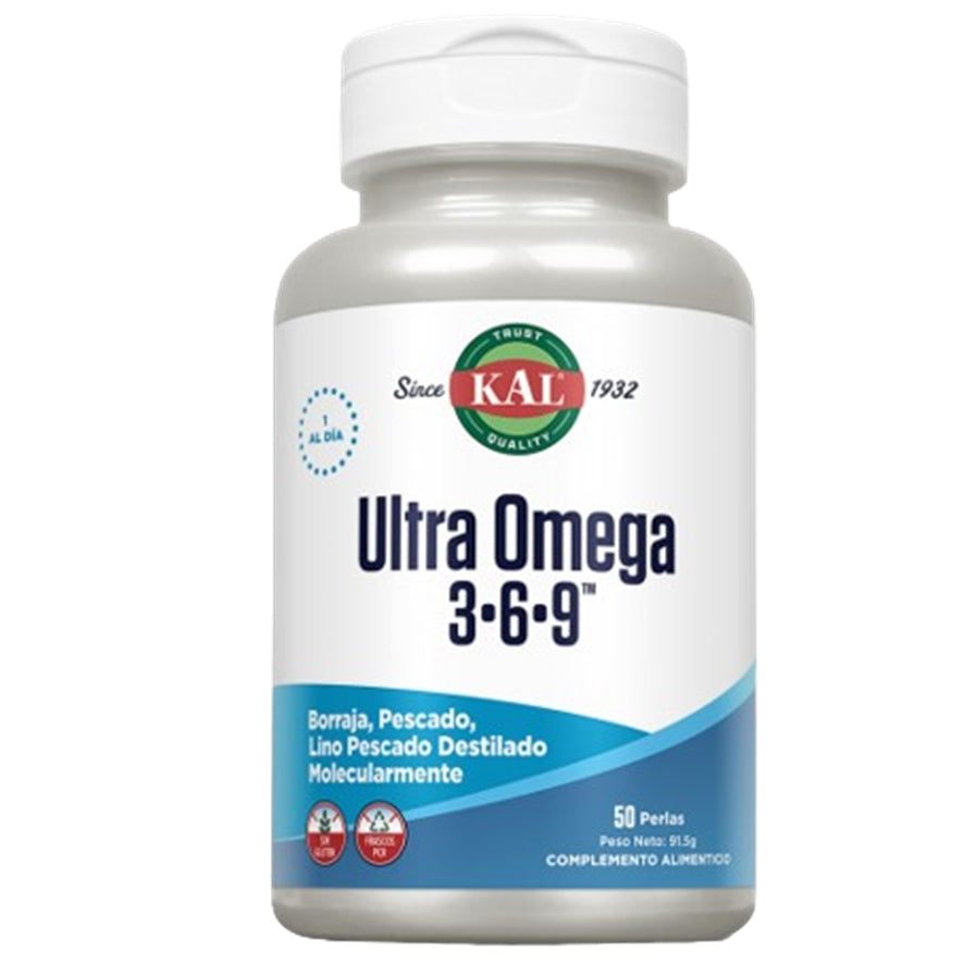 Omega 3-6-9 Ultra SinGluten 50 Perlas Kal