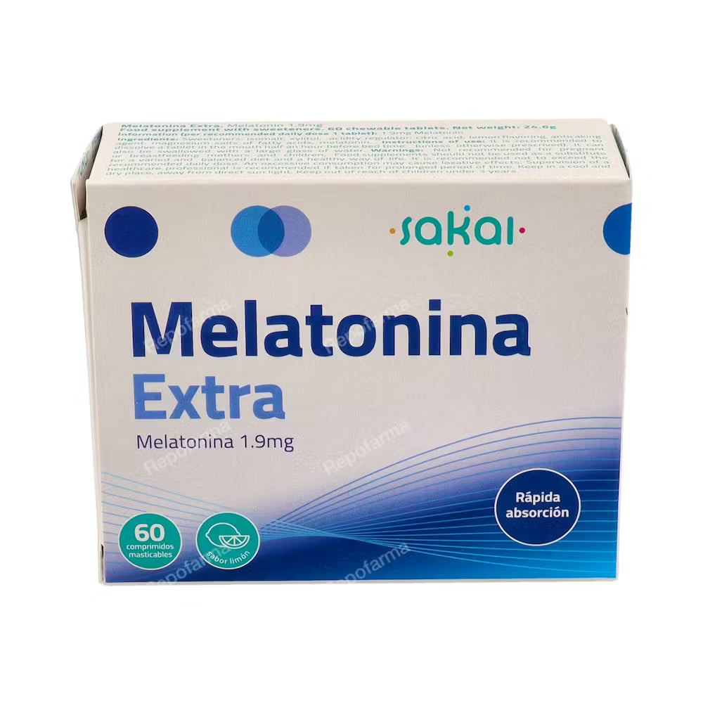 SAKAI MELATONINA extra masticable 60comp.