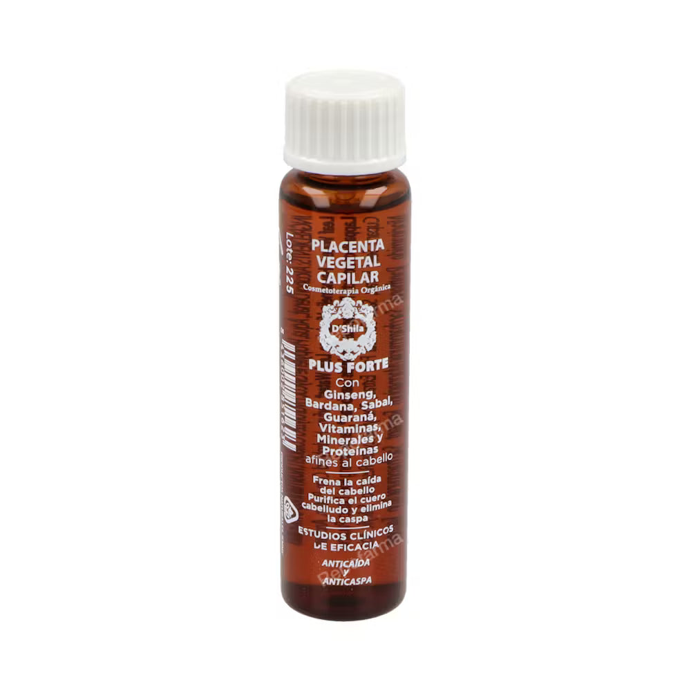 Placenta Capilar Vegetal Plus Forte 25ml Shila | Anticaída