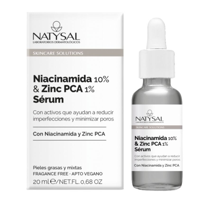 NATYSAL NIACINAMIDA 10% & ZINC PCA 1% serum 20ml.