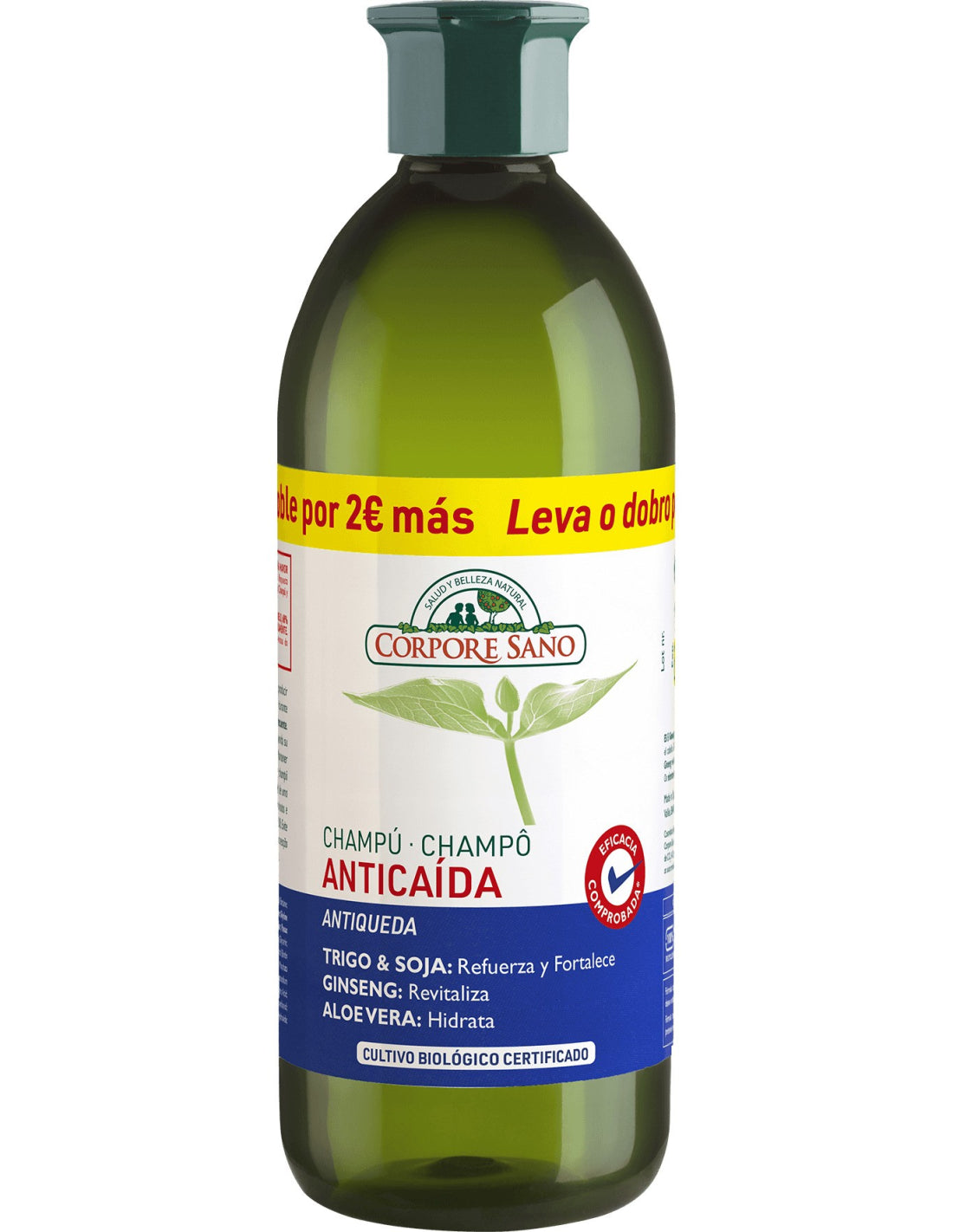 CHAMPU ANTICAIDA GERMEN TRIGO Y SOJA FORMATO 300 + 300 ML.