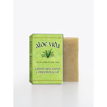 Jabon Artesanal Corpofacial de Aloe Vera Fleuraloe 100g Aloe Vida