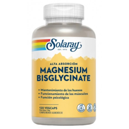 SOLARAY BISGLYCINATO MAGNESIO 120cap.