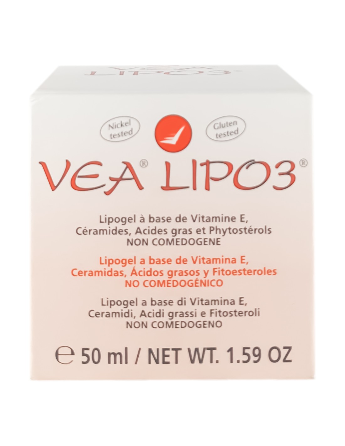 Vea Lipo3 Lipogel Con Vitamina E, Ceramidas, Ácidos Grasos Y Fitoesteroles 50 ml