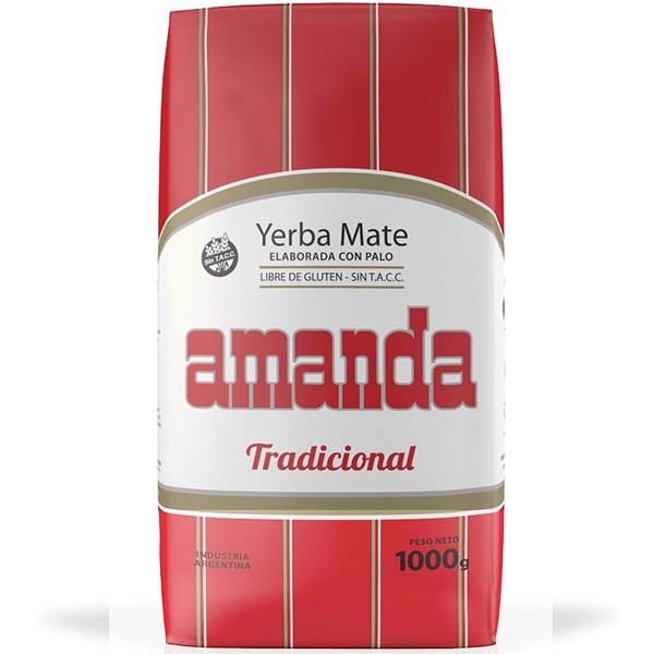 YERBA MATE TRADICIONAL AMANDA 1 KG
