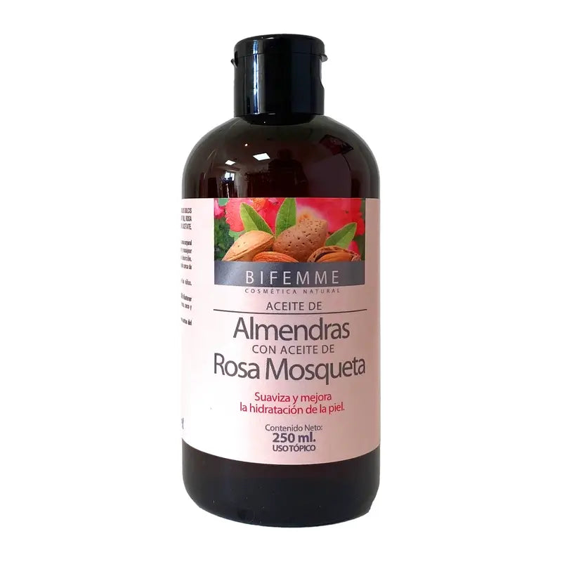 Bifemme Aceite de Almendras con Aceite de Rosa Mosqueta - 250 ml