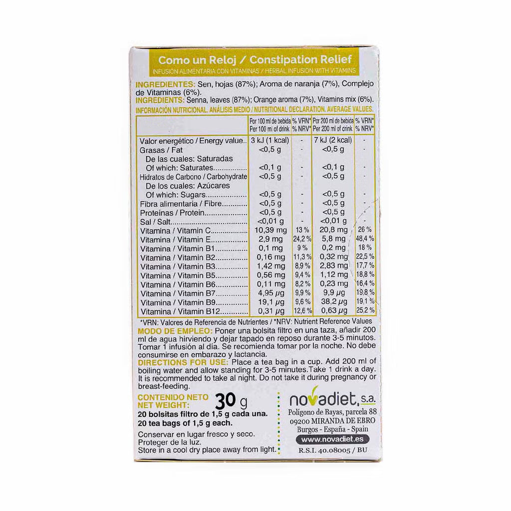 HERBODIET COMO UN RELOJ 20 Filtros