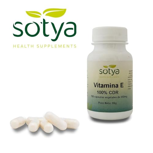 SOTYA - SOTYA Vitamina E 100 cápsulas 500 mg