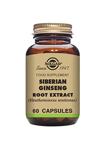Solgar | Sibirischer Ginsengwurzelextrakt (Eleutherococcus Senticosus)| 60 Gemüsekapseln