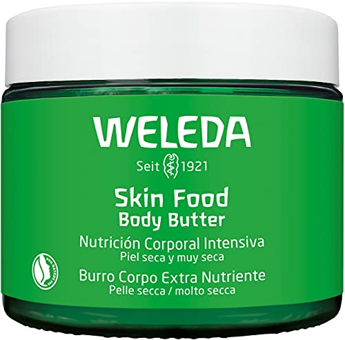 Weleda – Skin Food Körperbutter, nährender Körperbalsam, intensive Reparatur, samtige und weiche Haut, mit Shea- und Kakaobutter, umweltfreundlich, für trockene und sehr trockene Haut – 150 ml