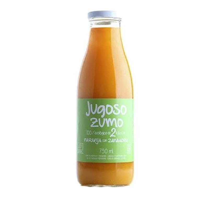 Jugoso Zumo Naranja+Zanahoria Bio, 100% Exprimido 750 ml