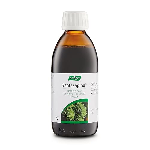 Santasapina | Sin alcohol | Jarabe a base de yemas de abeto frescas | 200ml | A.Vogel