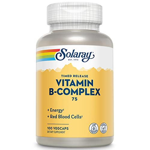 Solaray B-Komplex 75 | Verzögerte Aktion | 100 VegCaps