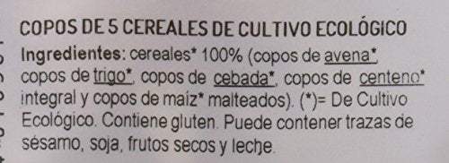 El Granero 00226334 - Copos de 5 Cereales Bio, 500 gr