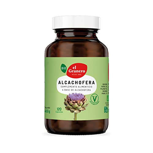 El Granero Integral - 415 Mg - Alcachofera Bio - 120 Cápsulas - Elaborado a Base de Polvo y Extracto de Hojas de Alcachofera Ecológica - Ayuda a la Correcta Digestión y a Controlar el Peso