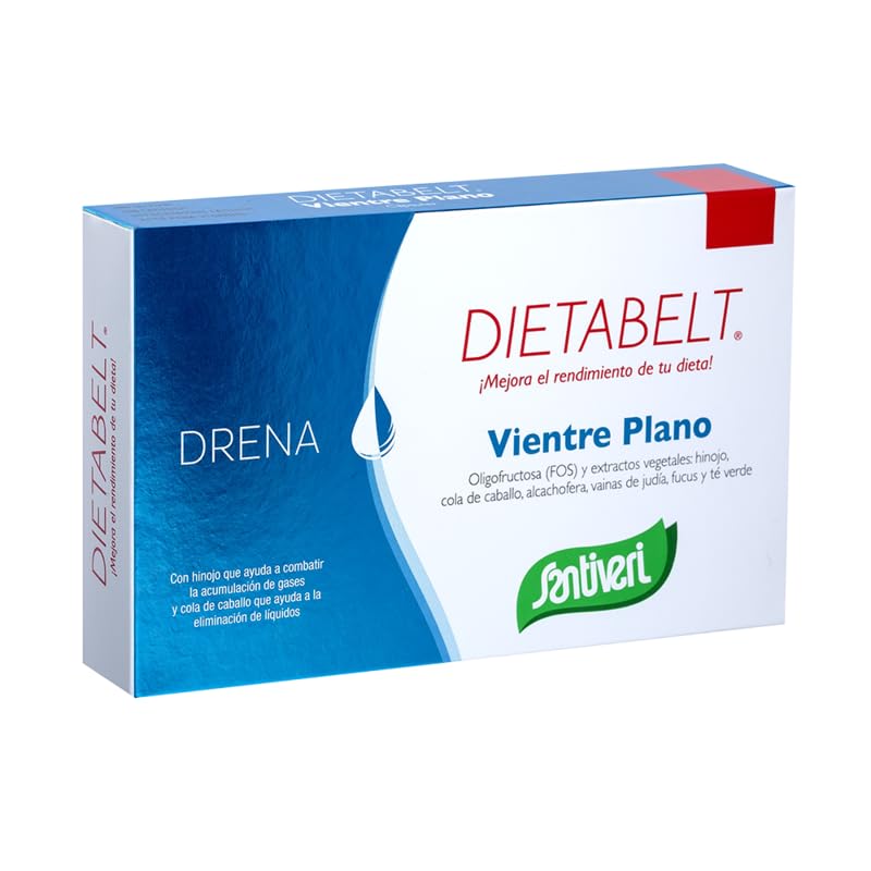 SANTIVERI – DB Drena Vientre Plano cápsulas / 60 cápsulas a base de extractos vegetales y oligofructosa