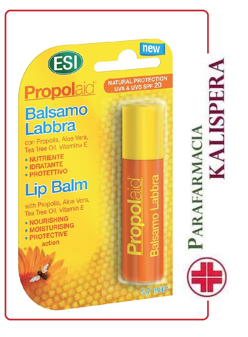 2 Esi Propolaid Bálsamo Labios 5,7 ml Alla PROPOLI con protección solar SPF 20