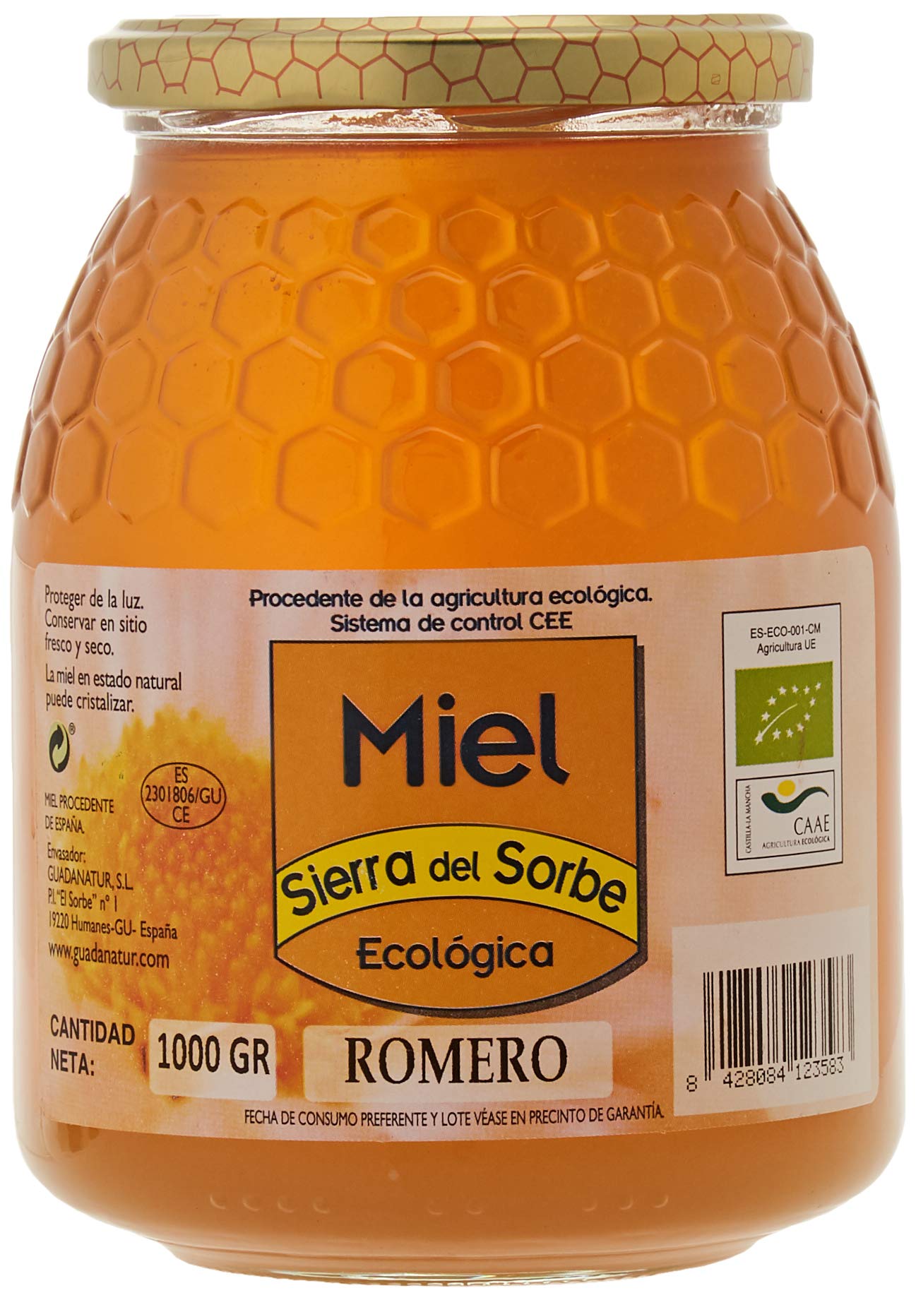 Sierra Sor Miel Ecologica De Romero 1000Gr Bio 1000Gr Sierra Sor 300 g