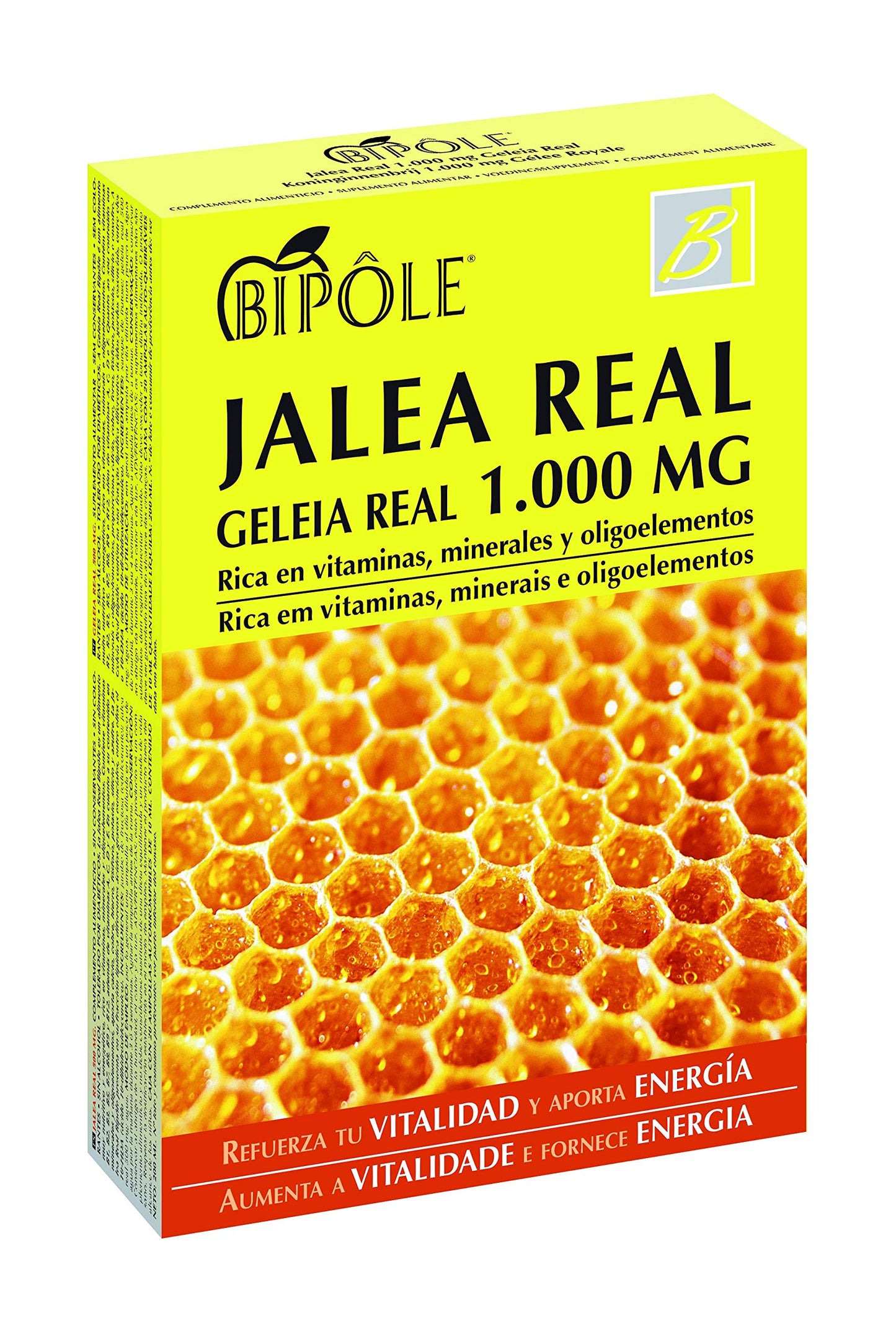 Jalea Real 1000Mg Bipole 20 Ampollas Intersa