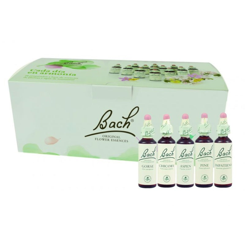 Set Bach Carton 38 Flores + 2 Rescate 20 ml