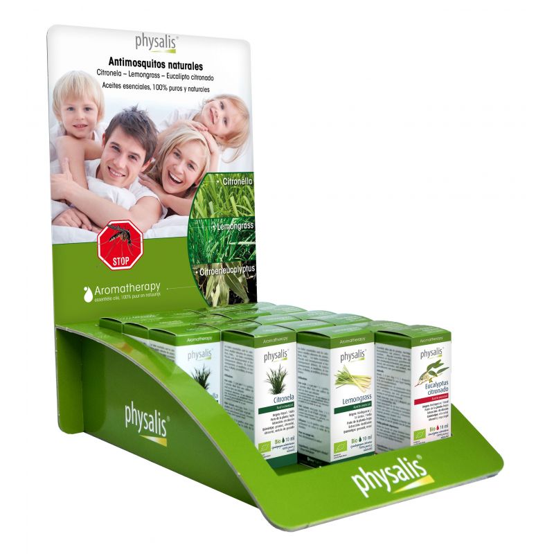 Expositor sin Mosquitos, Citronella, Eucalipto Citronado, Lemongrass (Oferta 4+2 Por Tipo)