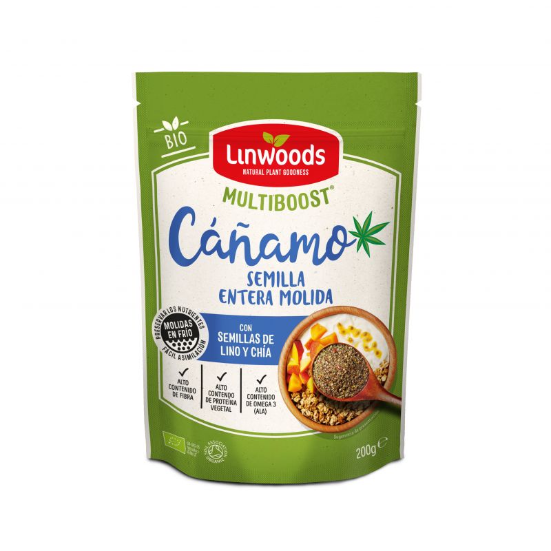 Semillas Molidas de Cáñamo, Lino y Chía Bio