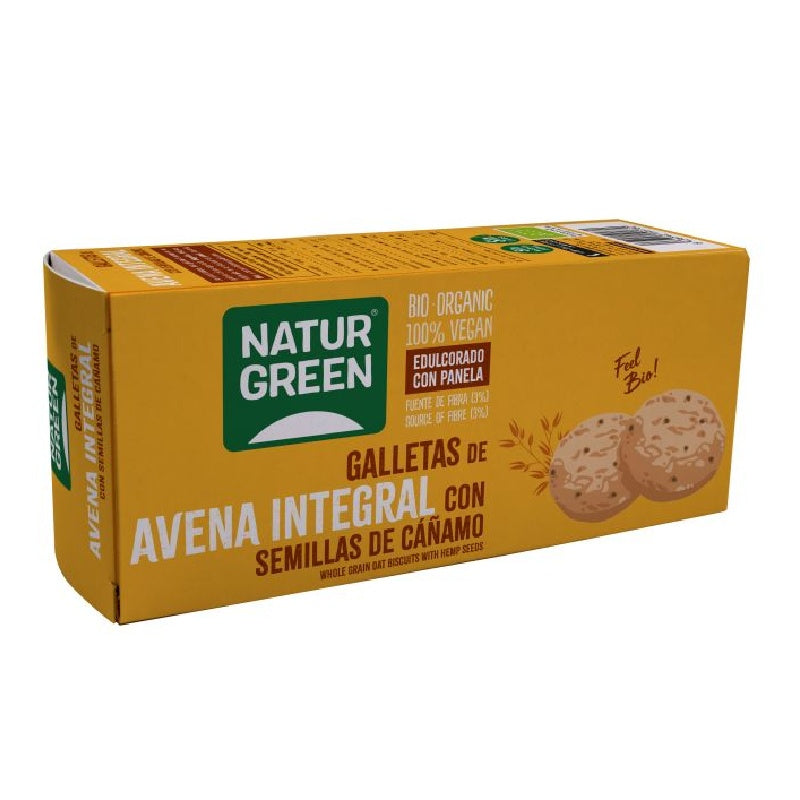 Galleta de Avena Integral con Cáñamo Bio 140 G