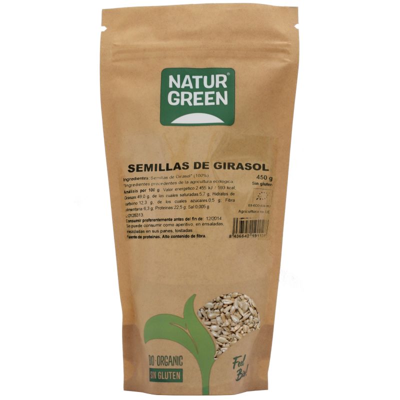 Semilla de Girasol Bio 450 G