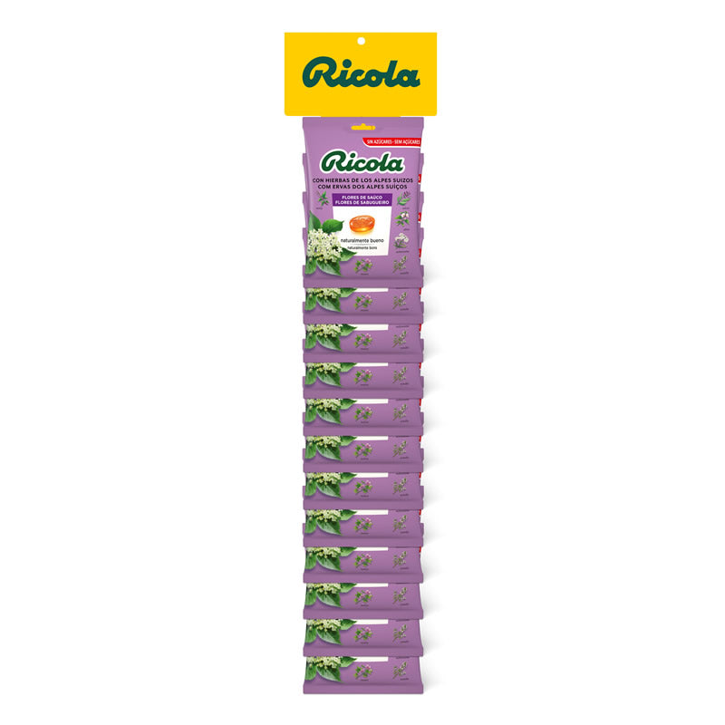Ricola tira bolsa Flor de Sauco 12 x70 gr