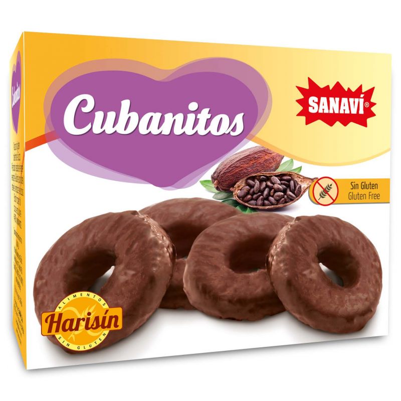 Cubanitos.Roscos Cubiertos Chocolate