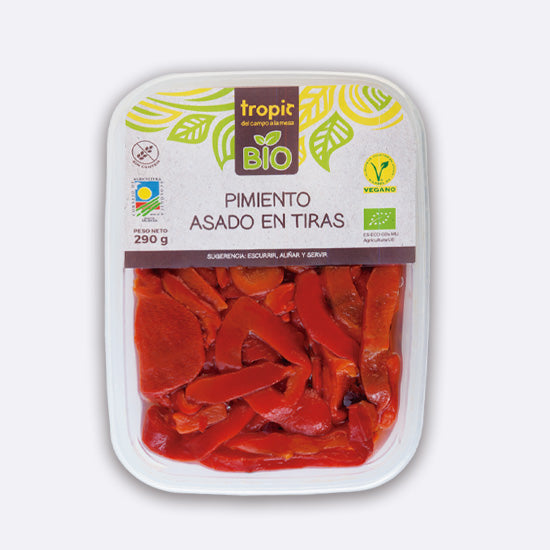 Pimientos Asados en Tiras Bio