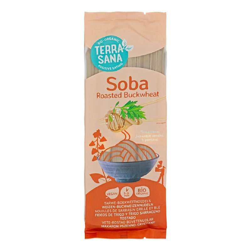 Soba - Espaguetis Japoneses de Trigo-Trigo Sarraceno Tostado