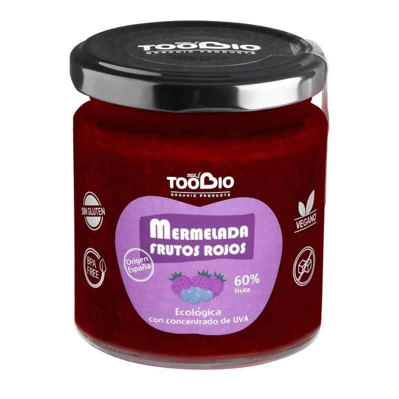 Mermelada Extra de Frutos Rojos con concent. de Uva