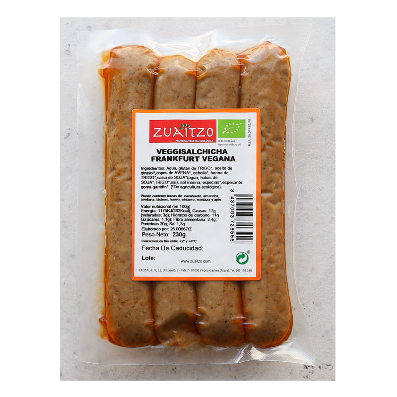 Salchicha Vegetal tipo Frankfurt
