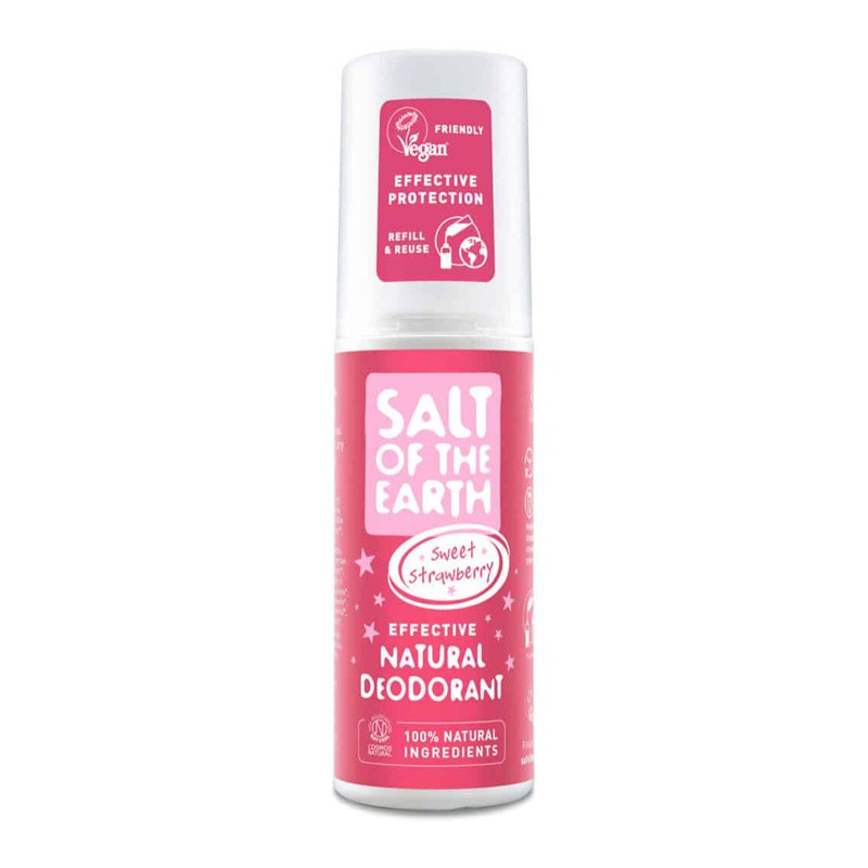 Desodorante spray fresas dulces 100ml Salt Of The Earth