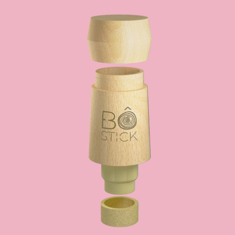 Desodorante recargable (duo aplicador de madera con recambio) Flor de Granada 45g Bo Stick