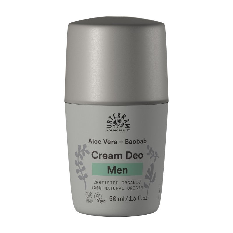 Desodorante hombre roll-on aloe y baobab Bio 50ml Urtekram