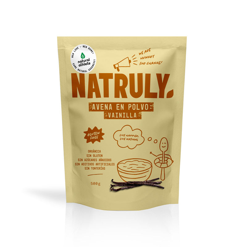 Harina de Avena sabor Vainilla Bio 500g Natruly