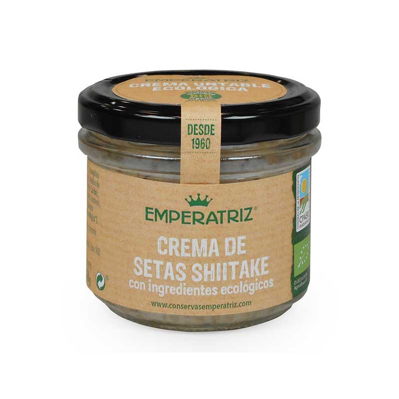 Pate-Crema de setas shiitake bio 110g Emperatriz