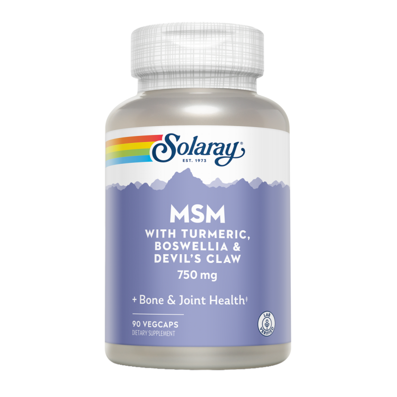 MSM con Cúrcuma, Boswellia y Uña de Gato 90 cápsulas