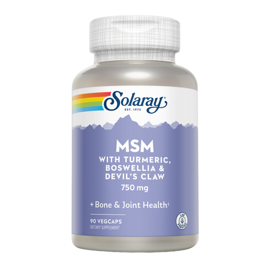 MSM con Cúrcuma, Boswellia y Uña de Gato 90 cápsulas