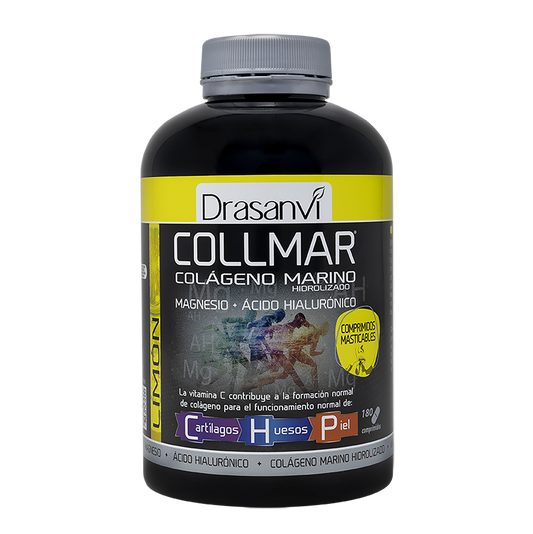 Collmar Limón Comprimidos Masticables 180 Tabletas de Colágeno Marino