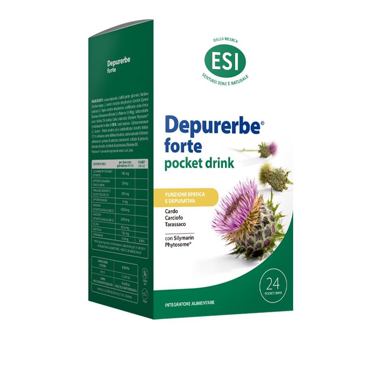 Depurerbe Pocket Drink ESI 24 monodosis desintoxicante hepático
