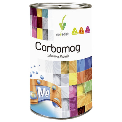 Carbomag Carbonato de Magnesio Polvo SinGluten Vegan 150g Nova Diet