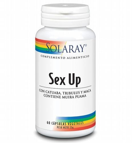 Sex Up Solaray 60 Cápsulas Afrodisíacas con Catuaba y Maca