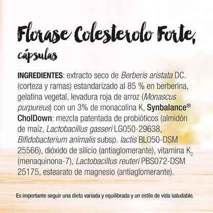 Florase Colesterolo Forte 40caps Santiveri