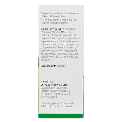 Ginkgoforce Funcion Cognitiva 100ml A.Vogel